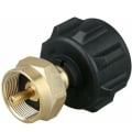 Miniatyrbillede 1 af 5: Propangas påfyldningsadapter, propangascylinder påfyldningsfitting QCC1 messing gasbeholderadapter sort, 102g
