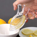 Miniatyrbillede 3 af 5: 4 stk. Manuel Citruspresser, Transparent Akryl Citronpresser, Le