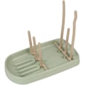 Miniatyrbilde 1 av 4: Babyflaskedryer, Babyflaskedryer, Treflaskedryer, Babyflasketørkerholder, Flaskedryer med drypplate, Avtakbar, for flasker, Smokk