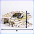 Miniatyrbillede 2 af 5: Trin Ledge & Hulehule - Dekorativ Harpiks til Akvarier & Terrarier