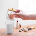 Miniatyrbillede 2 af 5: Holder Dispenser til opbevaring af vatpinde og badesalte