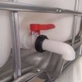 Miniatyrbillede 4 af 5: 2 stk. vandtankadapter, vandtankventil, Ibc-afløbstankadapter 60 mm (hvid)