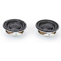 Pikkukuva 1 / 5: 2 kpl 5w 4Ω Stereo Audio Kaiutin 4cm Kaiutin Torvi Mini Vahvistimelle, Metalli Pyöreä Sisämagneetti Kaiutin