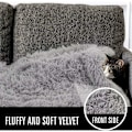 Miniatyrbillede 5 af 5: 2 stk. Fluffy plys tæpper til hunde kat dobbeltsidet måtter vaskbar blød og