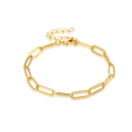 Miniatyrbillede 3 af 4: Femdelt armbåndssæt til kvinder, 18K forgyldt kædearmbånd