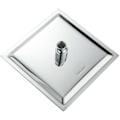Miniatyrbillede 2 af 5: Brusehoved i rustfrit stål - Vandsparende brusehoved, firkantet brusehoved Universal Rain Shower Head Thread, 360° roterbar, 30° hældning