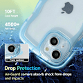 Miniatyrbild 2 av 4: Passar till iPhone 12 telefonfodral, Curly Wave Frame Shape Solid C