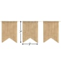 Miniatyrbild 3 av 5: 30 st Burlap Banner Justerbara Flaggor DIY Banner 5 x 7 tum