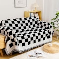 Miniatyrbilde 1 av 4: Sofa teppe, mykt og behagelig, praktisk enkelt reiseteppe, for å være