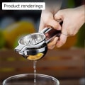 Miniatyrbillede 5 af 5: Citronpresser Juicer, Manuel Citronpresser, Rustfrit Stål Juicer Håndpres