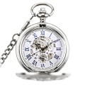 Pikkukuva 1 / 3: Mekaninen taskukello Steampunk-taskukellot Retro Skeleton P
