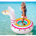 Miniatyrbillede 1 af 5: Pool Float Ride On Party Toys Alpaca Oppustelig Svømmering  Vandforsyninger til voksne
