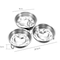 Miniatyrbild 2 av 4: Äggkokare i rostfritt stål med non-stick formar | Multifunktionell äggkokare för perfekta pocherade ägg, pannkakor och mer | Äggformkokare