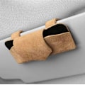 Miniatyrbillede 1 af 4: Solbriller opbevaringsboks til bilens solskærm med klips