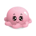 Miniatyrbild 1 av 5: Baby Vattenleksak Squid Spray Poolleksak med ljus rosa