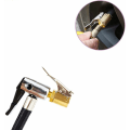Miniatyrbilde 5 av 5: 2-delt bilventil-adapter, 8 mm pumpemunnstykke messing inflasjonsventilklemme