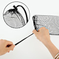 Miniatyrbild 3 av 5: 5 st Mesh-påsar Små, 20x15cm Påsar Dragskopåsar Mesh-påsar, Dragskopåsar Förpackningspåsar Mesh-påsar, Svarta Mesh-påsar Sandleksaker kompatibla Resor,