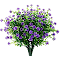 Miniatyrbild 4 av 4: Konstgjorda blommor 4 st konstgjorda blommor eukalyptusbukett grönska växter