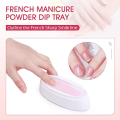 Miniatyrbillede 2 af 5: Negle Dip Container Dipping Powder Bakke Fransk Negl Smil Linje Støbning Manic