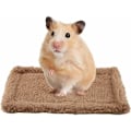 Pikkukuva 1 / 5: Pieni marsun hamsterin pedin talo suorakulmainen pehmeä lämmin matto nukkumisalusta Cus