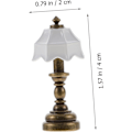 Miniatyrbillede 2 af 5: 3 stk. Dukkehus Sengelampe Miniature Lampe Mini Sengelampe Min