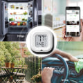 Miniatyrbillede 3 af 4: 2 stk. trådløs app-styret præcis temperatur- og fugtighedsmåler M