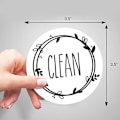 Miniatyrbild 2 av 3: Magnet för diskmaskin, magnet för diskmaskin, ren smutsig skyltmagnet för diskmaskin