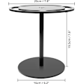 Miniatyrbild 2 av 5: 360° Roterande Solglasögonorganisatör - Svart Akryl Glasögonställ för 15 Glasögon - Bord/Nattduksglasögonhållare - Halksäkra Gummifötter