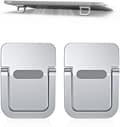 2-delad laptopstativ, hopfällbart stativ, självhäftande datorstativ, ergonomiskt