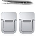 Miniatyrbillede 1 af 5: 2-delt bærbar computerstand, sammenklappelig stand, selvklæbende computerstand, ergonomisk