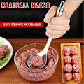 Miniatyrbillede 2 af 5: Kødboller Maker Ske Meat Baller Med Elliptisk Lækagehul Køkkenredskaber