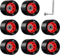 8-pack 95A, Quad Roller Skate-hjul för inomhusbruk, kompatibla med Roller Derby Speed Skating