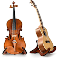 Miniatyrbilde 3 av 5: Tre Gitarrstativ, Ukulele Stativ, Bærbar Gitarrstativ, Tre Ukulele Stativ, Avtakbart Tre Ukulele Stativ, for Ukulele, Fiolin, Mandolin og B