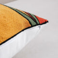 Miniatyrbild 5 av 5: Set med 4 Picasso-kuddfodral 45x45 cm broderade bomullslinnesoffa kuddar
