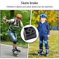 Miniatyrbild 2 av 4: Inline Roller Bromskloss, Rullskridsko Bromskloss, Quad Roller Bromskloss, Universal, Tillbehör för Blockbromsbyte, Svart