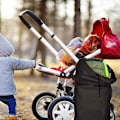 Miniatyrbild 4 av 5: Resväska för barnvagn för flygplan, vattentät gate check-väska med axelremmar för spädbarn, barn, barnvagnar, paraplyvagnar, dubbelvagnar 46,1 tum