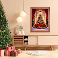 Miniatyrbild 3 av 5: Juldiamantmålning Kit - Julgran Diamantkonst för Vuxna, Julgran Gemmålning Hantverk för Vuxna Hemvägg Dekoration, DIY 5D Gem Art C