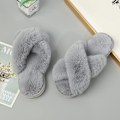 Miniatyrbild 5 av 5: Hemmaslippers Damtofflor Vinter Mjuka Plysch Inomhus Tofflor Tofflor Päls