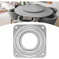 Miniatyrbilde 4 av 5: Kvadratisk Dreieskivelagerplate, 360° Fri Rotasjon Lager, Display Stativ Svingbar Dreieskive, for Møbler Stoler Barstoler Kontorstoler