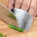 Miniatyrbild 5 av 5: Kök Finger Hand Protector Guard Stål Hacka Verktyg