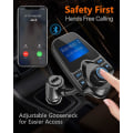 Miniatyrbilde 3 av 5: Bil Bluetooth Fm Sender Radio Adapter Bilsett W 1,44 Tommers Display Supp