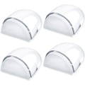 Miniatyrbilde 1 av 5: Dørstoppere, [Sett med 4] Transparent dørstoppere og stoppere Klebende dørstopper for gulv og parkett 4.1*3.9*2CM