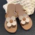 Miniatyrbillede 1 af 2: Sommer Kvinder Blomster Sandaler Flip Flops Bløde Sål Tøfler Strand Sko 38