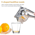 Miniatyrbillede 5 af 5: Citronpresser, ny rustfri stål manuel frugtpresser Heavy Duty Alloy Citron