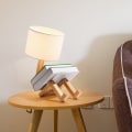 Miniatyrbillede 4 af 5: Sjov Skrivebordslampe til Børns Seng Soveværelse - Kreativ Svingarm Moderne