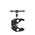 Miniatyrbillede 1 af 3: Super Clamp 2-pak til Tripodben, Kameraovervågning, LED-lys, Sort