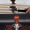 Miniatyrbillede 2 af 5: 51MM Fjederbelastet Kaffe Press 304 Rustfrit Stål Flade Base Kaffe Press