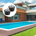 Miniatyrbild 5 av 5: Vinterpluggar pool gummipluggar, 2 st vinterpluggar pool 38mm, rostfria