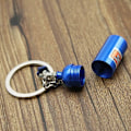 Miniatyrbillede 5 af 5: Nitrous Oxide Flaske Nøglering NOS Bil Motorcykel Gave Nøglering Tuning Mand Mini Udledning Gas Rat