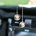 Miniatyrbillede 5 af 5: Feng Shui-vedhæng med japansk porcelænskat - traditionel lykkeamulet (rosa og blå)